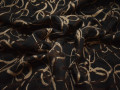 Пальтовая черная коричневая ткань шерсть полиэстер ГЖ126