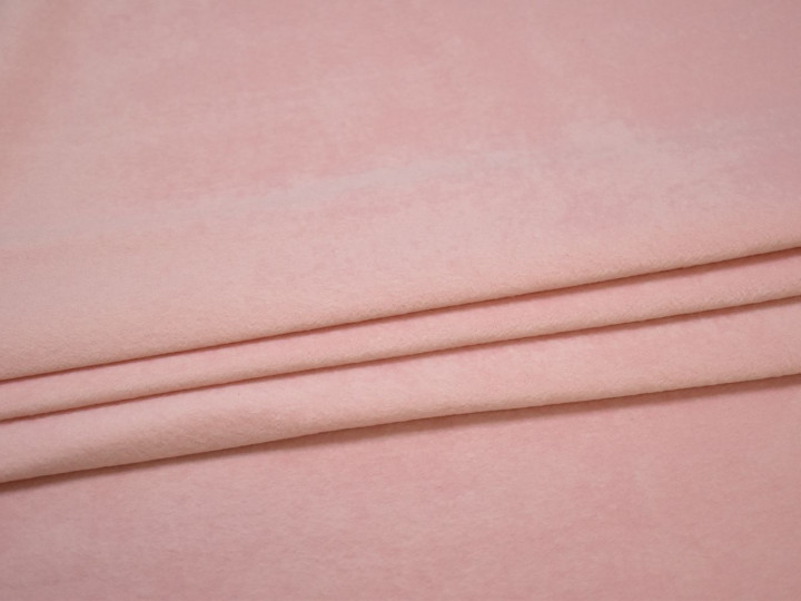 Пальтовая розовая ткань полиэстер ГЁ413
