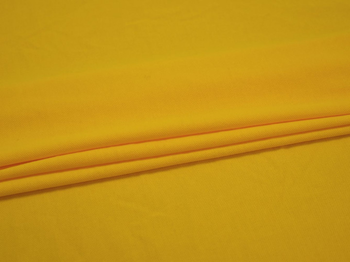 Трикотаж желтый хлопок АД163