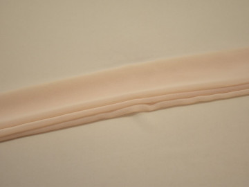 Плательный креп персиковый полиэстер эластан ГБ681