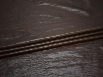 Тафта коричневого цвета полиэстер БД789