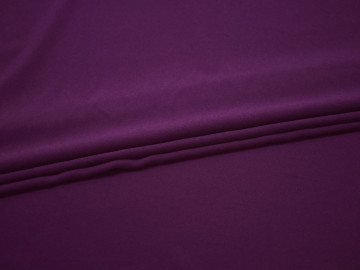 Плательный креп фиолетовый полиэстер эластан БД767