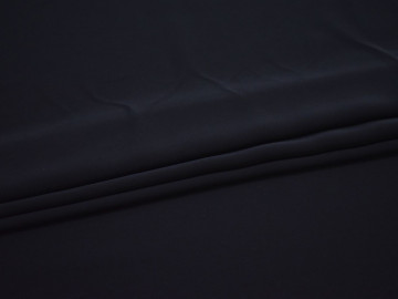 Плательная синяя ткань полиэстер БД759