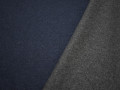 Пальтовая синяя ткань шелк полиэстер ГД484