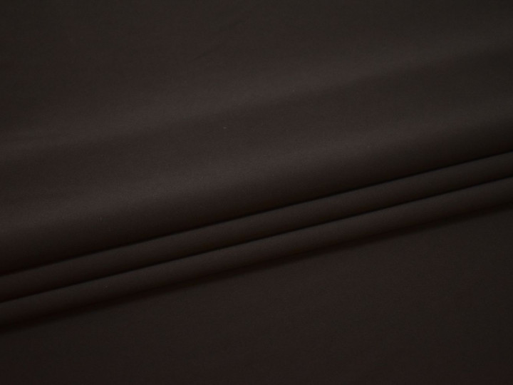 Костюмная коричневая ткань полиэстер эластан ВГ293