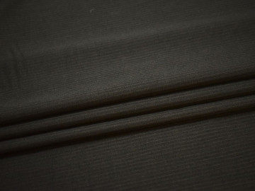 Костюмная коричневая ткань полоска шерсть полиэстер ГЕ4133