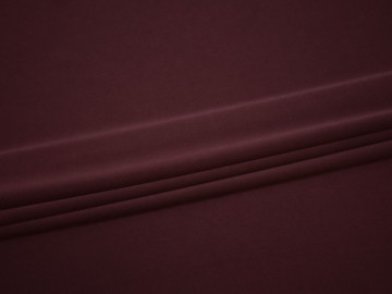 Костюмная бордовая ткань полиэстер эластан ВД172