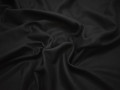 Пальтовая черная ткань шелк полиэстер ГГ559