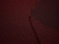 Пальтовая бордовая черная ткань полиэстер ГЖ247