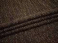 Пальтовая черная коричневая ткань шерсть ГЁ359