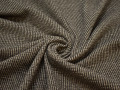 Пальтовая бежевая коричневая ткань шерсть полиэстер ГЖ433