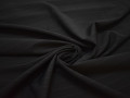 Костюмная черная ткань полоска шелк вискоза эластан ВГ178