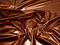 Парча-стрейч коричневого цвета полиэстер ГГ290