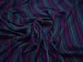 Рубашечная синяя фиолетовая ткань хлопок ЕБ640