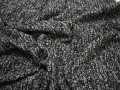 Пальтовая серая черная ткань шелк полиэстер ДЛ429