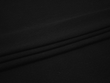 Пальтовая черная ткань шерсть полиэстер ГЖ147