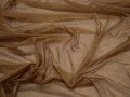Сетка-стрейч коричневого цвета полиэстер БД290