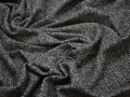 Костюмная букле серая черная ткань хлопок полиэстер ВД658