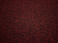 Костюмная букле красная черная ткань хлопок полиэстер ВД655