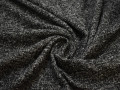 Костюмная букле серая черная ткань хлопок полиэстер ВД654