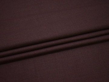 Костюмная бордовая ткань шелк полиэстер эластан ВД485