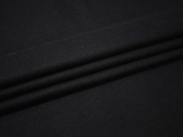 Пальтовая темно-синяя ткань шелк полиэстер ГЖ255