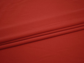 Плательная красная ткань полиэстер эластан БА3128