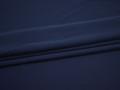 Плательная синяя ткань полиэстер эластан БД191