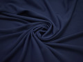 Плательная синяя ткань полиэстер эластан БД191