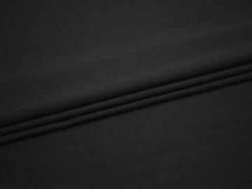 Плательная черная ткань вискоза полиэстер эластан БА1104