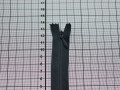 Неразъёмная потайная молния серая 12 см, тип 3, спираль М5Р640