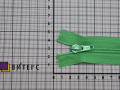 Неразъёмная молния зеленого цвета 12 см, тип 5, пластик М5Р52