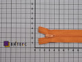 Неразъёмная молния оранжевого цвета 28 см, тип 3, пластик М5Р425