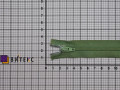 Неразъёмная молния зеленого цвета 25 см, тип 3, пластик М5Р419