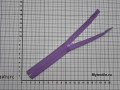 Неразъёмная молния фиолетового цвета 20 см, тип 3, пластик М5Р42