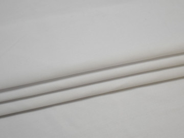 Костюмная белая ткань вискоза полиэстер ВЕ665