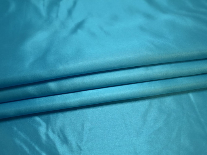 Подкладочная голубая ткань полиэстер ГА5160