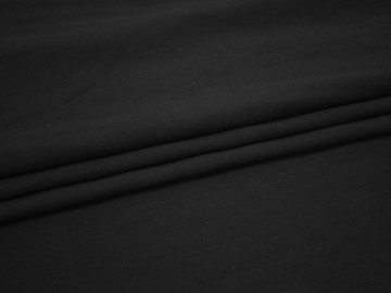 Костюмная черная ткань полиэстер эластан ВБ576