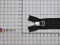 Неразъёмная молния черная 16 см тип 5 пластик М5Р317