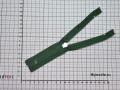 Неразъёмная молния зеленая 18 см тип 5 пластик М5Р322