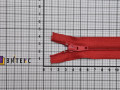 Неразъёмная молния красная 18 см тип 5 пластик М5Р28
