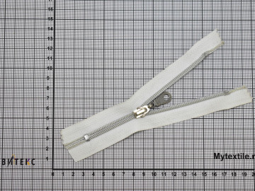 Неразъёмная молния белая 15 см спираль пластик М6Р113