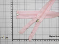 Потайная разъемная молния розовая 53 см спираль М3Р17