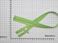 Молния разъёмная зеленая 47 см спираль пластик М3Р118