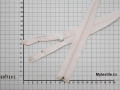 Молния разъёмная светло-розовая 53 см спираль пластик М3Р19