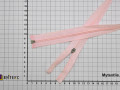 Молния разъёмная розовая 55 см спираль пластик М3Р14