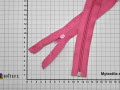 Молния разъёмная розовая 50 см спираль пластик М3Р115