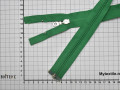 Молния разъёмная зеленая 63 см спираль пластик М1Р312