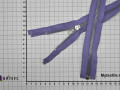 Молния разъёмная фиолетовая 53 см металл М3Р522
