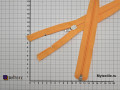 Молния разъёмная оранжевая 70 см спираль пластик М3Р39